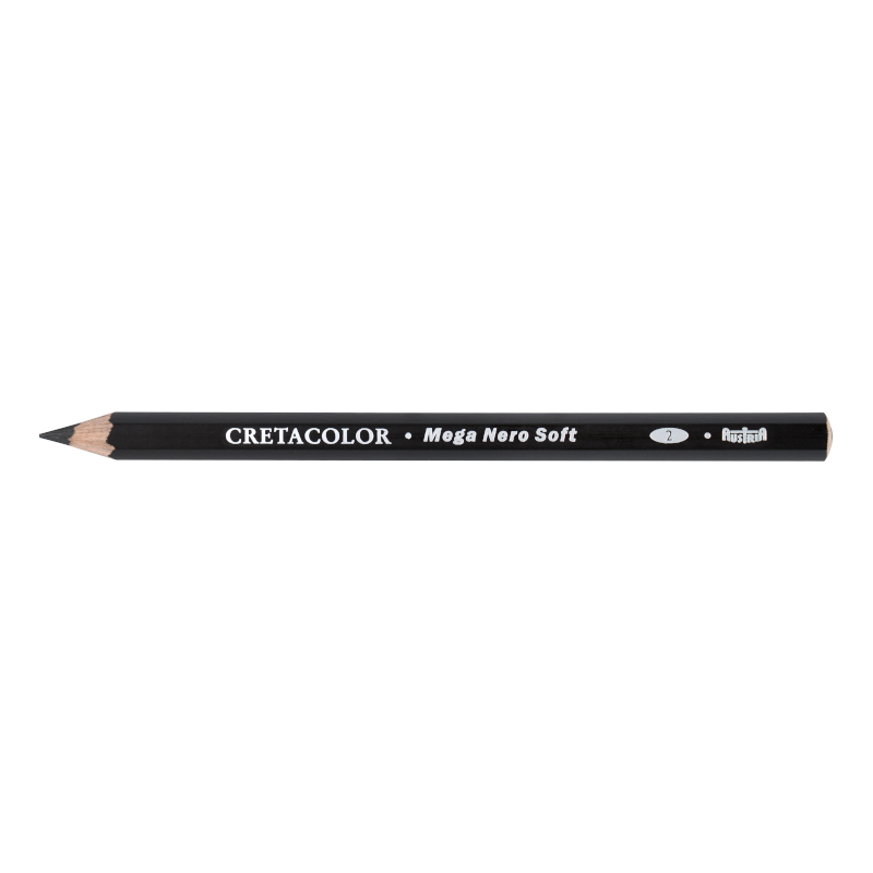 Image of Ritkolspenna Cretacolor Skiss MEGA Nero Pencils, soft (12F) 46128 9014400324988