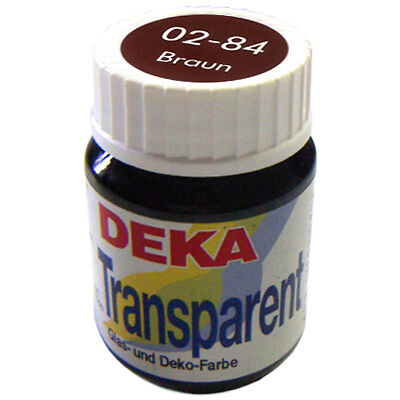 Image of Glasfärg DEKA Transp. 25 ml Kastanjebrun  0284 (6F) 702284 4016785022843