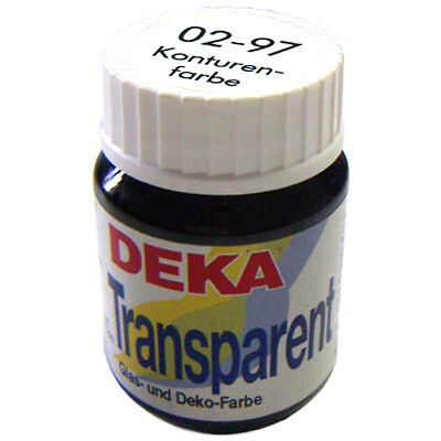 Image of Glasfärg DEKA Transp. 25 ml Konturfärg  0297 (6F) 702297 4016785022973
