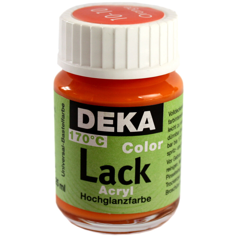 Image of Hobbyfärg DEKA Lack 50 ml Orange  1010 (6F) 710410 4016785104105
