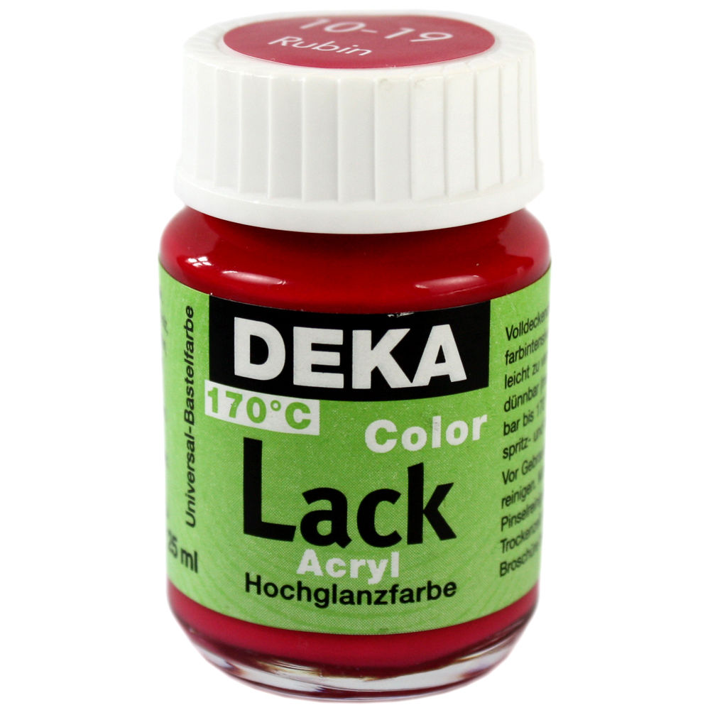 Image of Hobbyfärg DEKA Lack 50 ml Bordeauxröd  1019 (6F) 710419 4016785104198