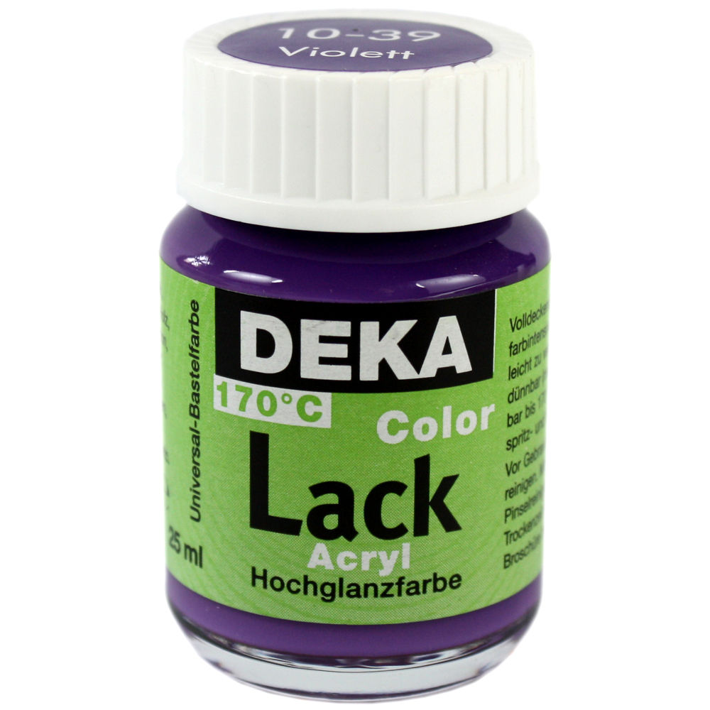 Image of Hobbyfärg DEKA Lack 50 ml Violet  1039 (6F) 710439 4016785104396