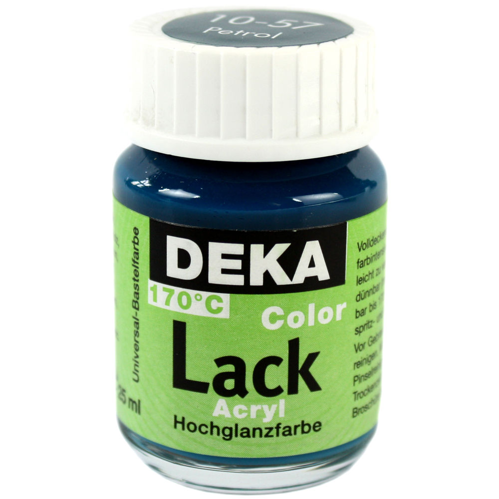 Image of Hobbyfärg DEKA Lack 50 ml Petrol  1057 (6F) 710457 4016785104570