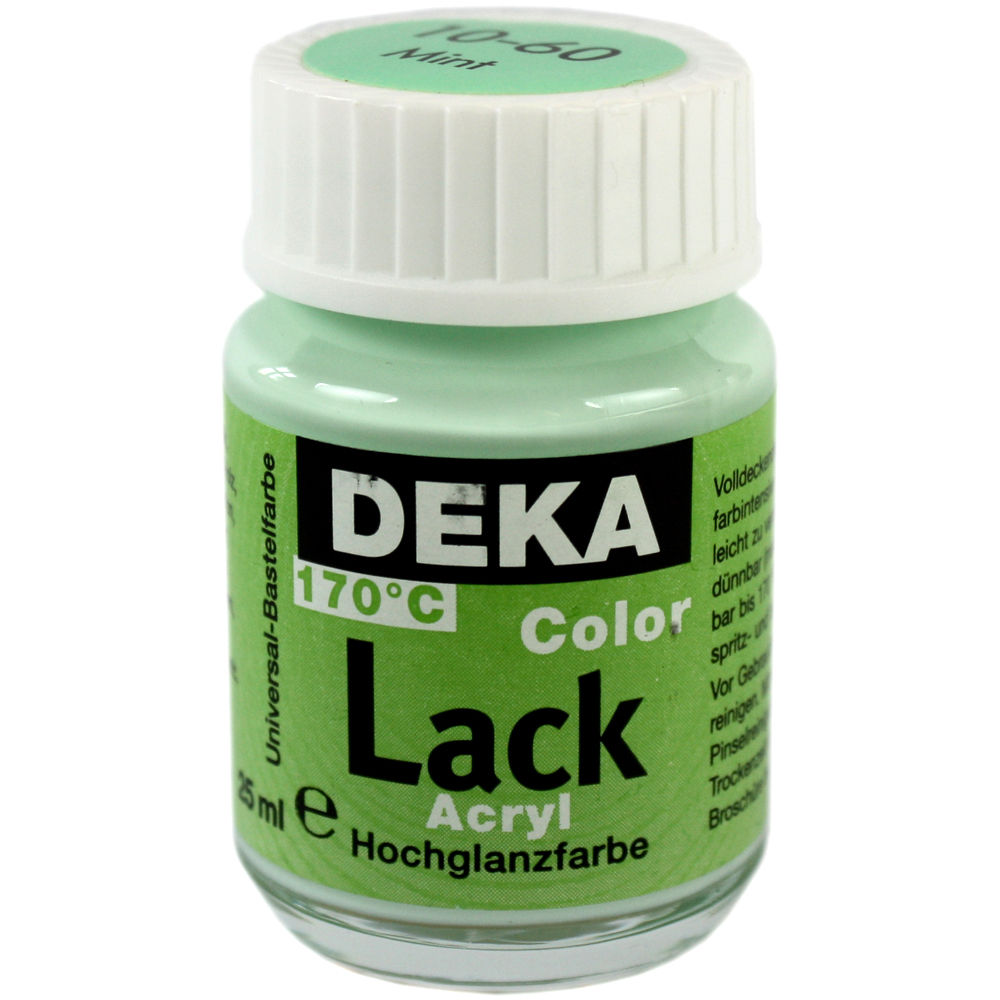 Image of Hobbyfärg DEKA Lack 50 ml Mintgrön  1060 (6F) 710460 4016785104600