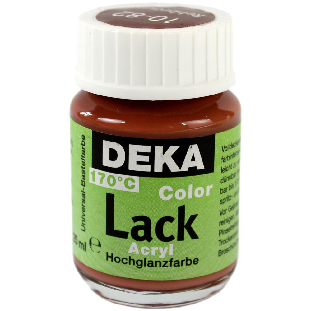 Image of Hobbyfärg DEKA Lack 50 ml Rostbrun  1082 (6F) 710482 4016785104822