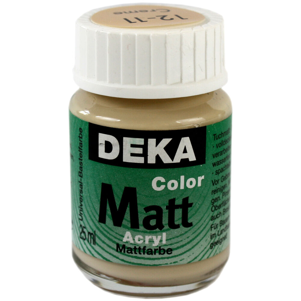 Image of Hobbyfärg DEKA ColorMatt 50 ml Creme  1211 712411 4016785124110