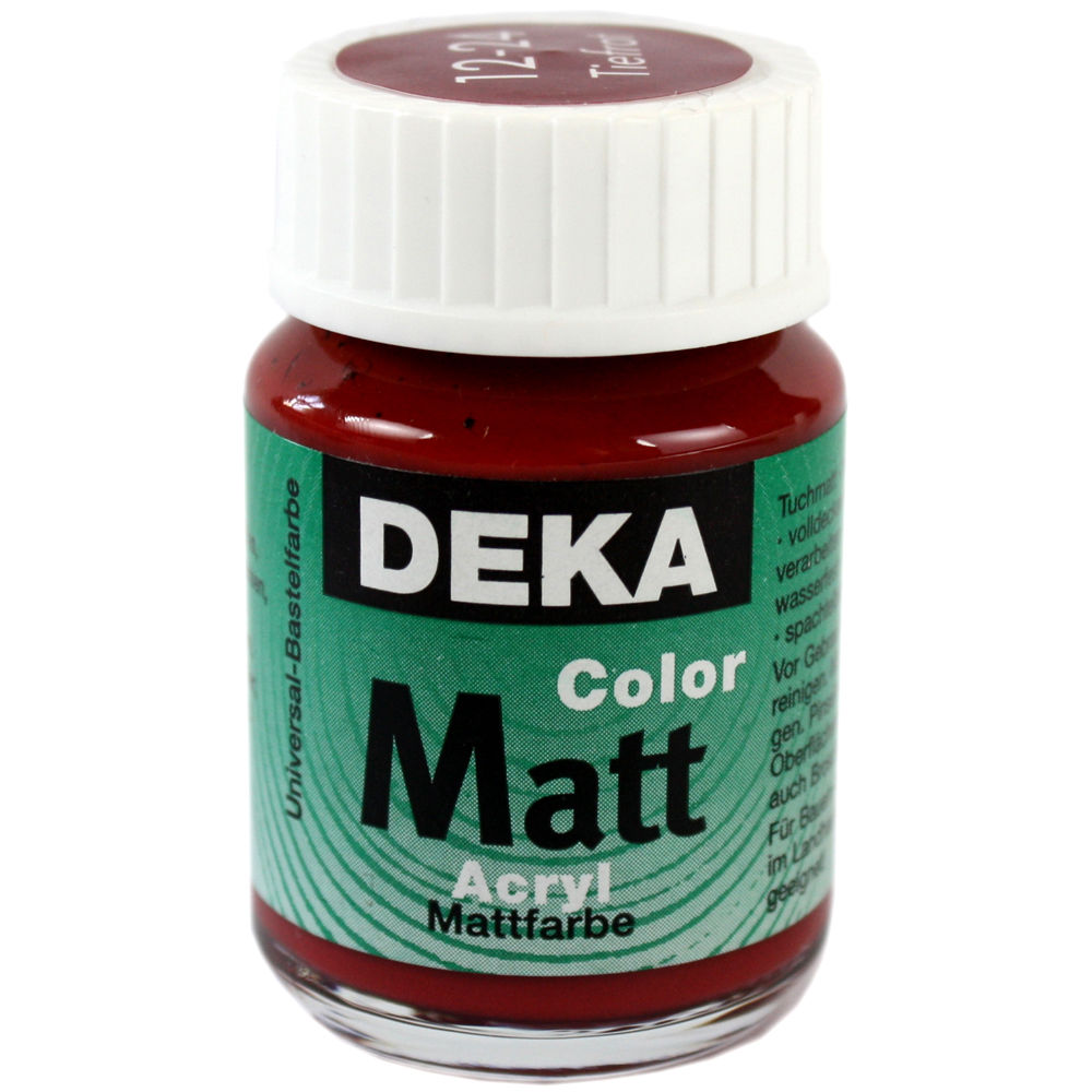 Image of Hobbyfärg DEKA ColorMatt 50 ml Bordeaux  1224 (6F) 712424 4016785124240