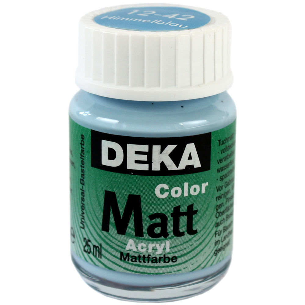 Image of Hobbyfärg DEKA ColorMatt 50 ml Isblå  1242 (6F) 712442 4016785124424