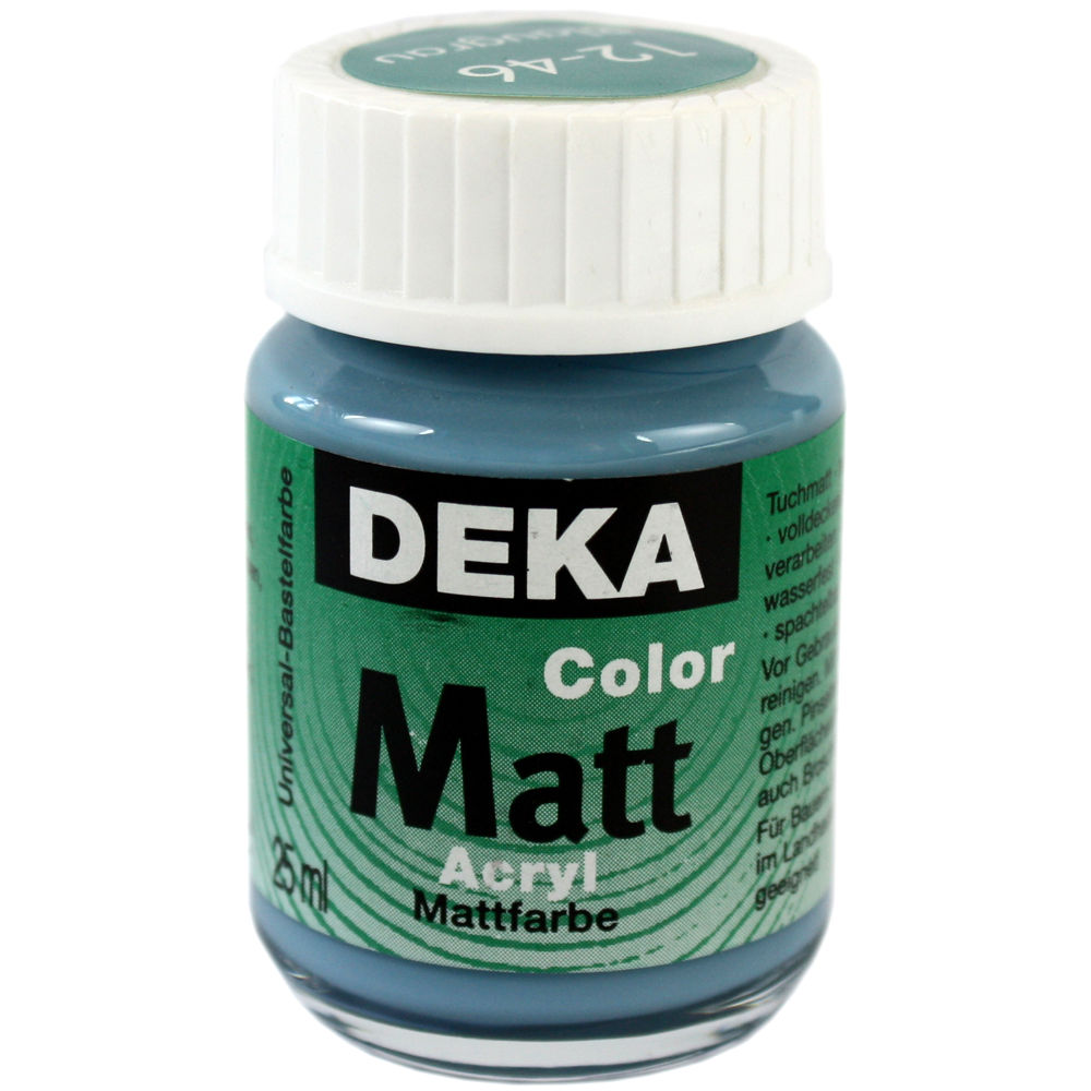 Image of Hobbyfärg DEKA ColorMatt 50 ml Rökblå  1246 (6F) 712446 4016785124462