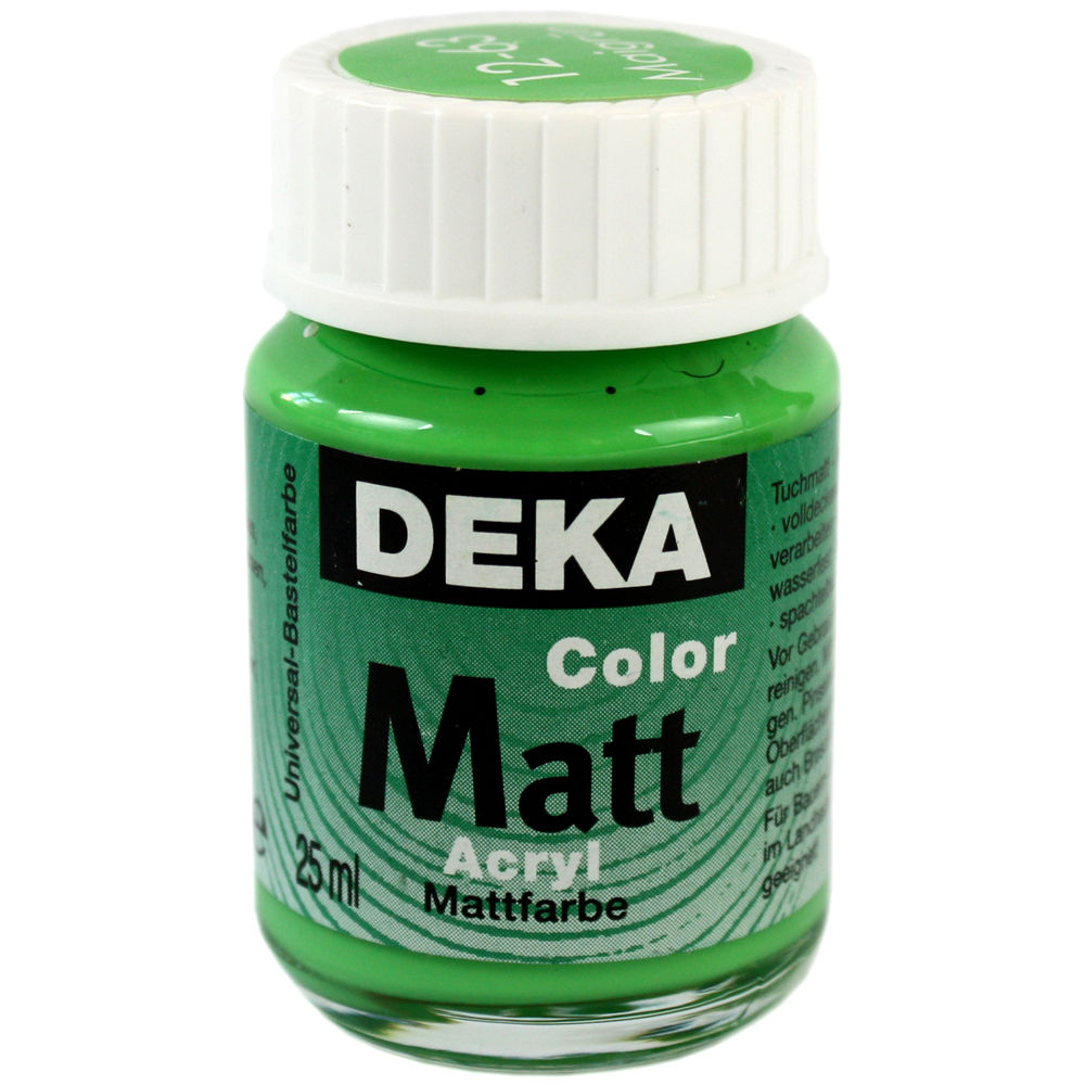 Image of Hobbyfärg DEKA ColorMatt 50 ml Majgrön  1263 (6F) 712463 4016785124639