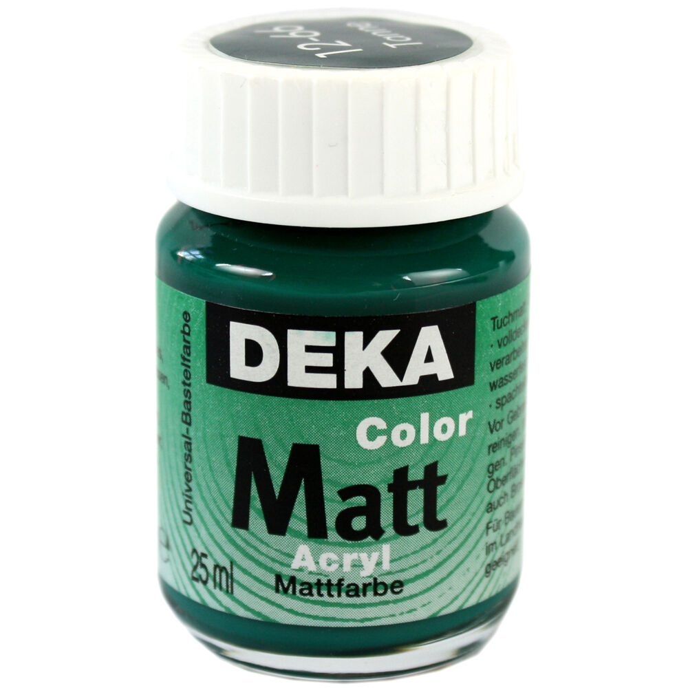 Image of Hobbyfärg DEKA ColorMatt 50 ml Mörkgrön  1266 (6F) 712466 4016785124660