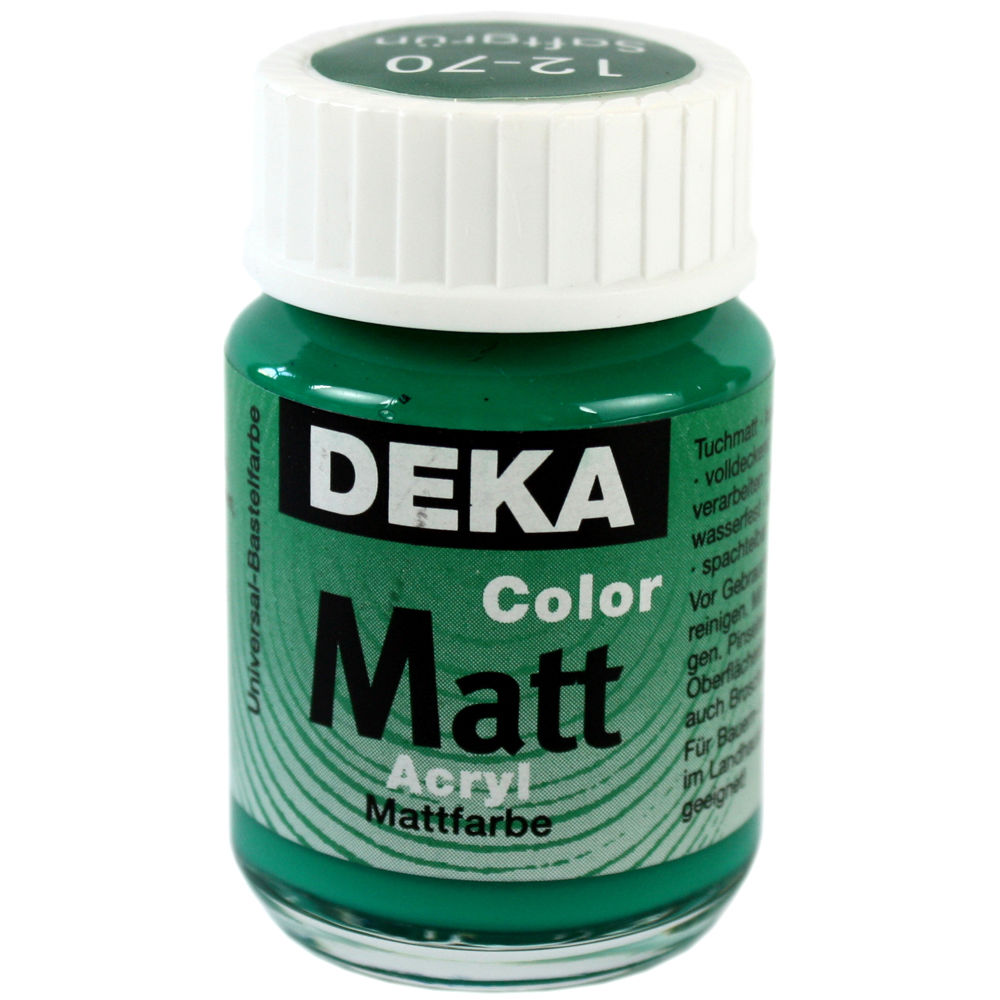 Image of Hobbyfärg DEKA ColorMatt 50 ml Djupgrön  1270 (6F) 712470 4016785124707