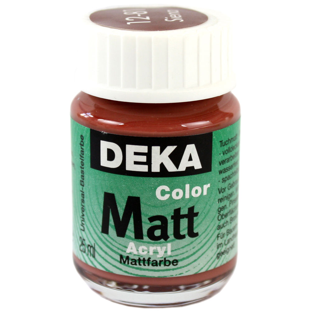 Image of Hobbyfärg DEKA ColorMatt 50 ml Siena  1281 (6F) 712481 4016785124813