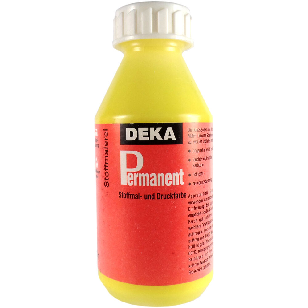 Image of Tygfärg DEKA Perm. 125 ml Citron  2004 720504 4016785205048