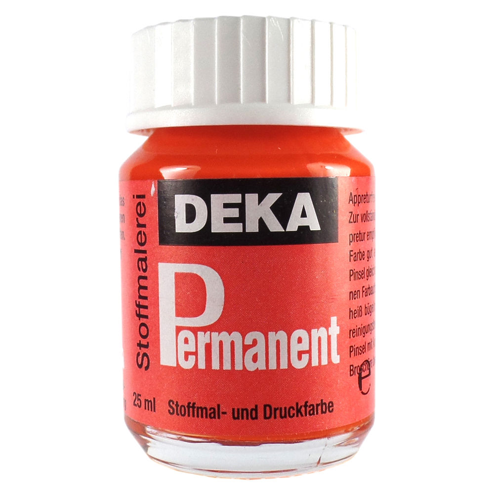 Image of Tygfärg DEKA Perm. 50 ml Orange  2010 (6F) 720410 4016485204102