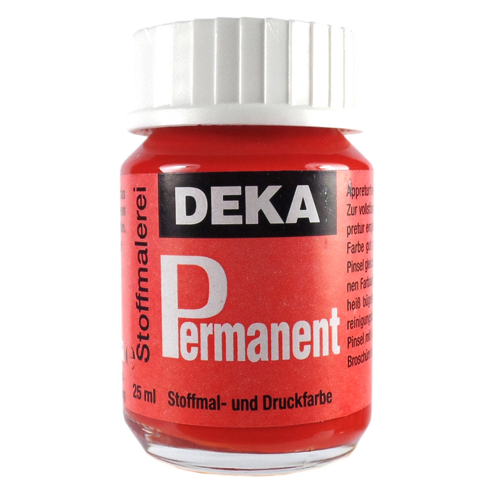 Image of Tygfärg DEKA Perm. 50 ml Vallmoröd  2018 (6F) 720418 4016485204188