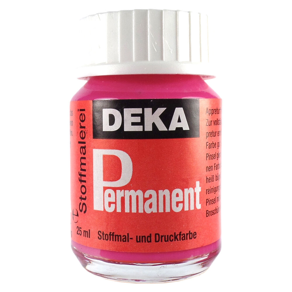Image of Tygfärg DEKA Perm. 50 ml Rosé  2028 (6F) 720428 4016485204287