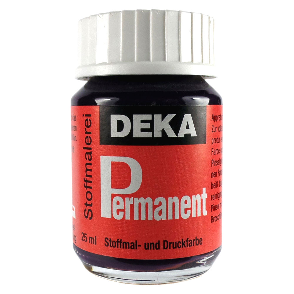 Image of Tygfärg DEKA Perm. 50 ml Aubergine  2040 (6F) 720440 4016485204409