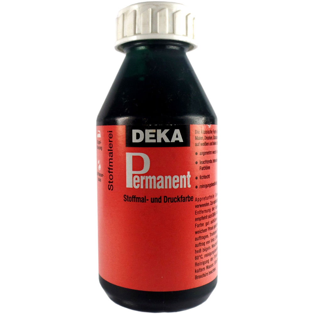 Image of Tygfärg DEKA Perm. 125 ml Mörkgrön  2066 720566 4016785205666