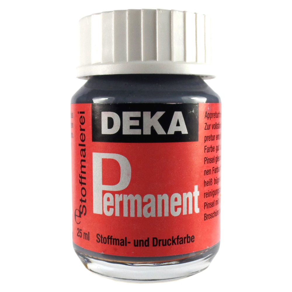 Image of Tygfärg DEKA Perm. 50 ml Grå  2088 (6F) 720488 4016485204881