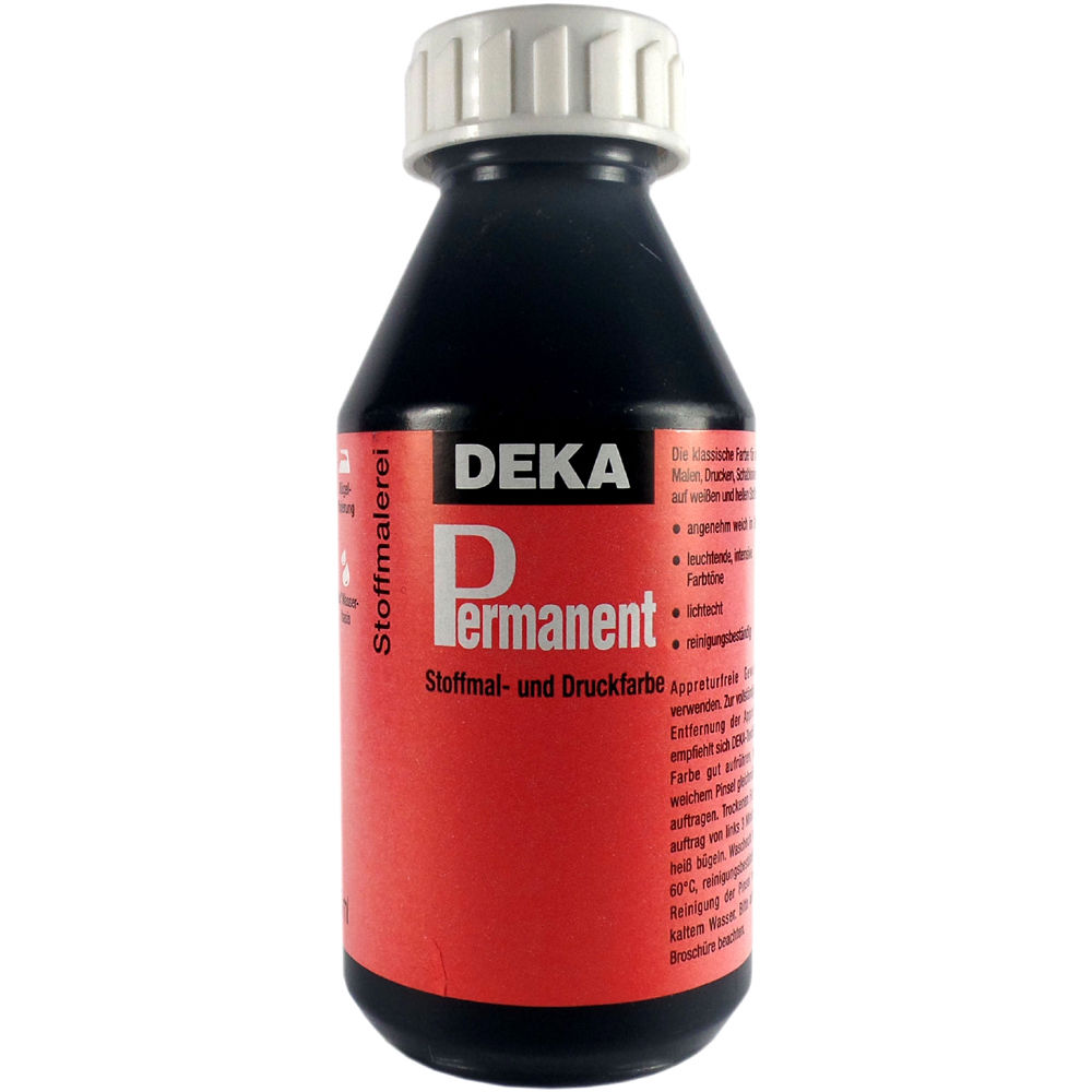 Image of Tygfärg DEKA Perm. 125 ml Svart  2090 720590 4016785205901