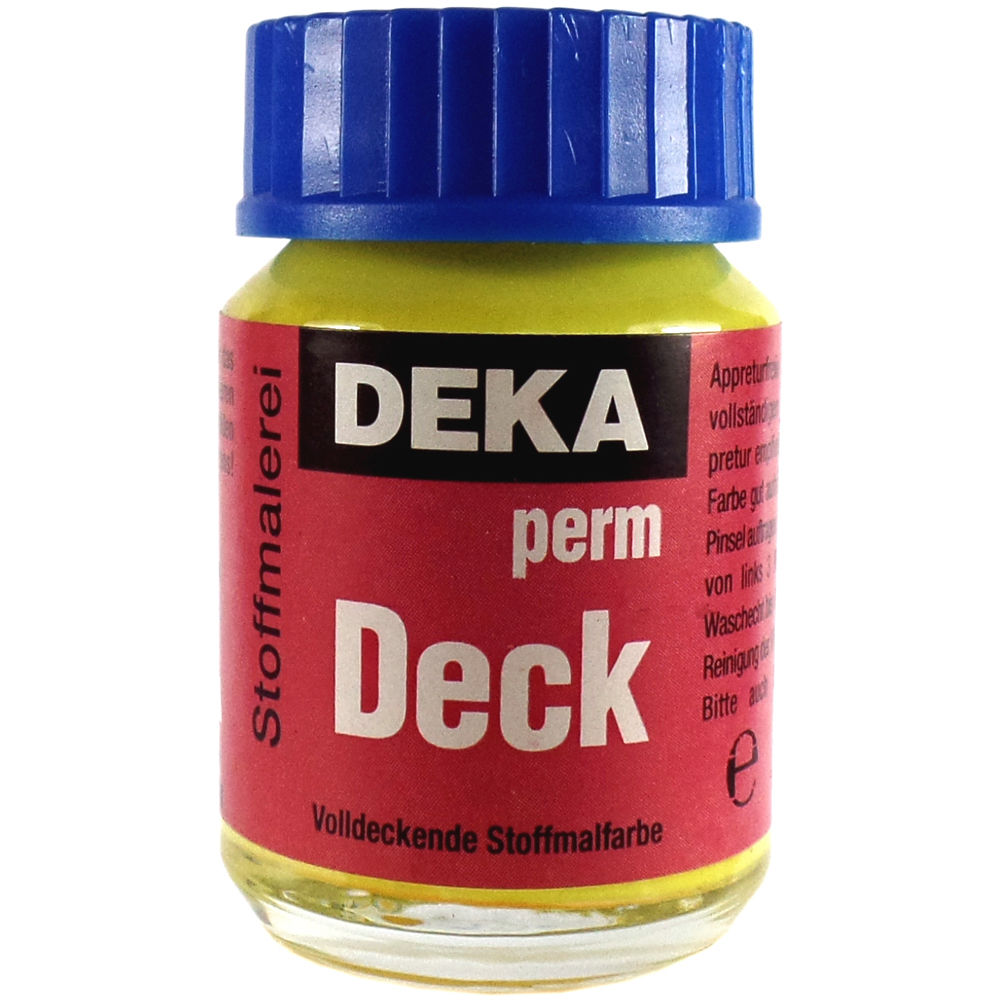 Image of Tygfärg DEKA PermDeck. 25 ml Citron  2304 (6F) 723204 4016785232044
