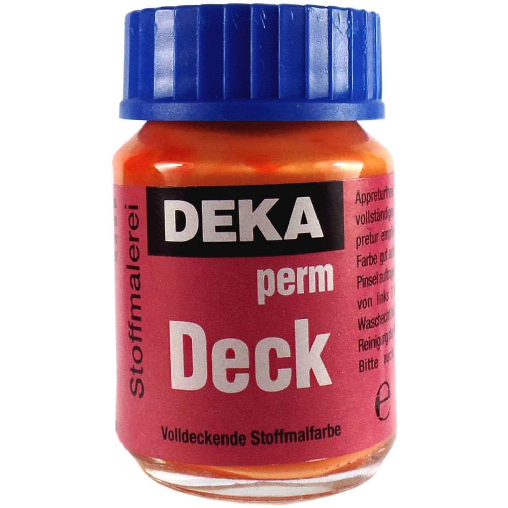 Image of Tygfärg DEKA PermDeck. 25 ml Orange  2310 (6F) 723210 4016785232105