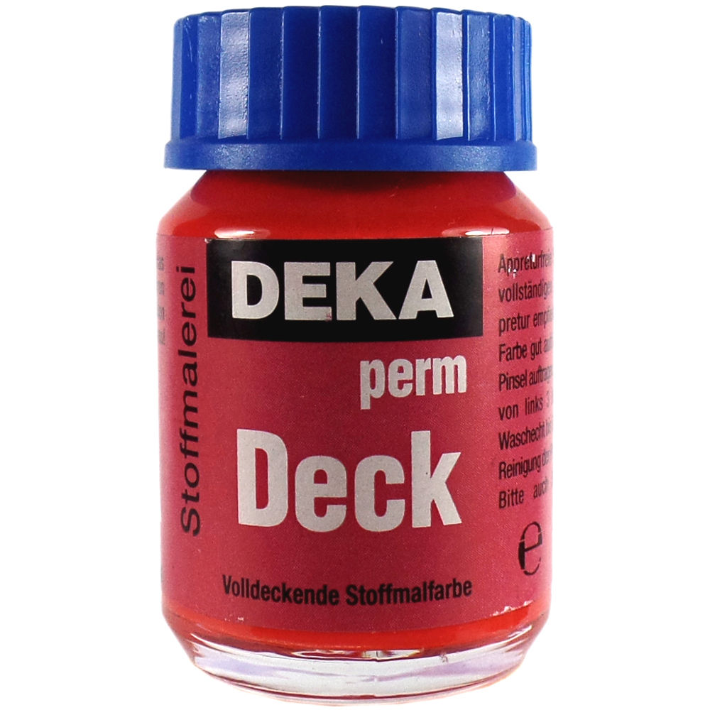 Image of Tygfärg DEKA PermDeck. 25 ml S röd  2317 (6F) 723217 4016785232174