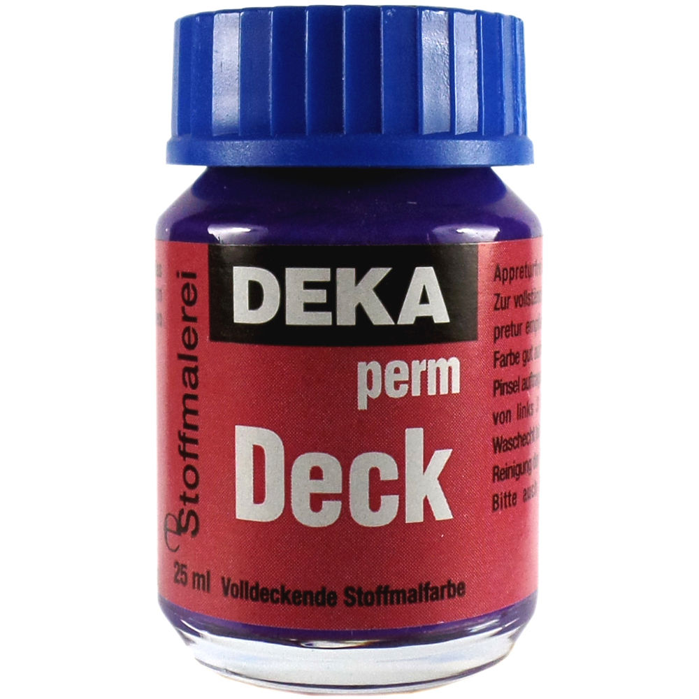 Image of Tygfärg DEKA PermDeck. 25 ml Violet  2339 (6F) 723239 4016785232396