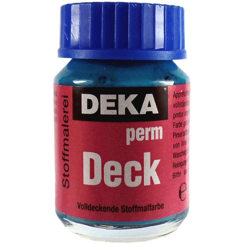 Image of Tygfärg DEKA PermDeck. 25 ml Turkos  2358 (6F) 723258 4016785232587