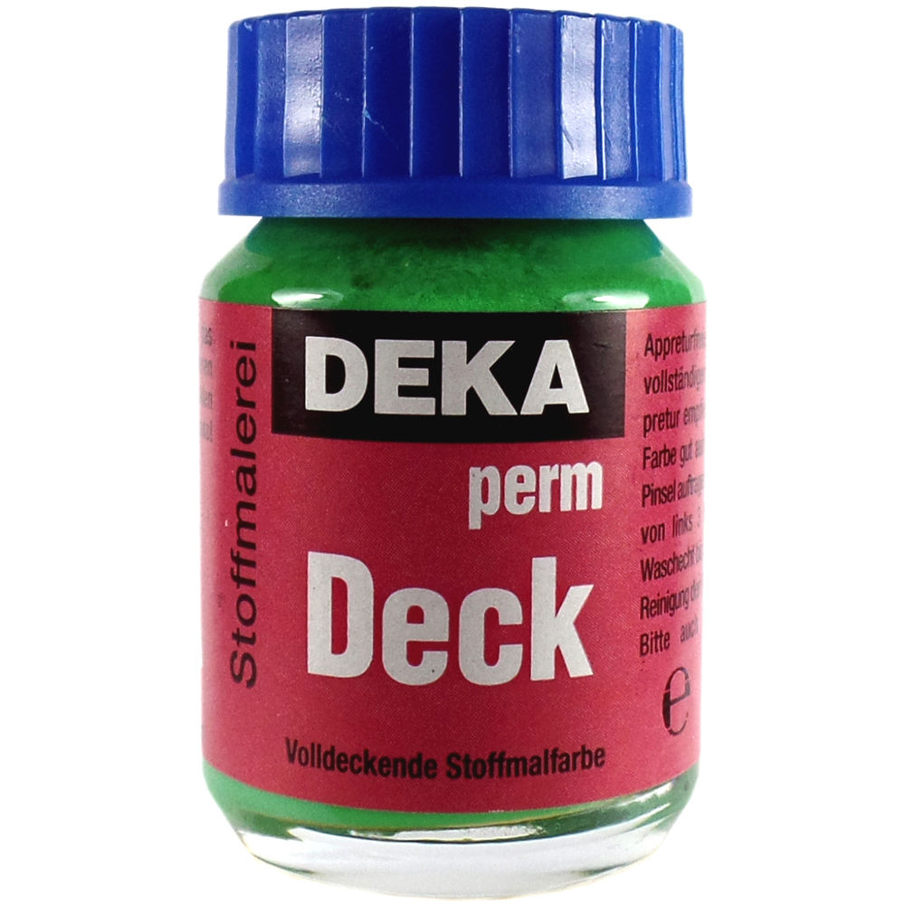 Image of Tygfärg DEKA PermDeck. 25 ml Ljusgrön  2362 (6F) 723262 4016785232624