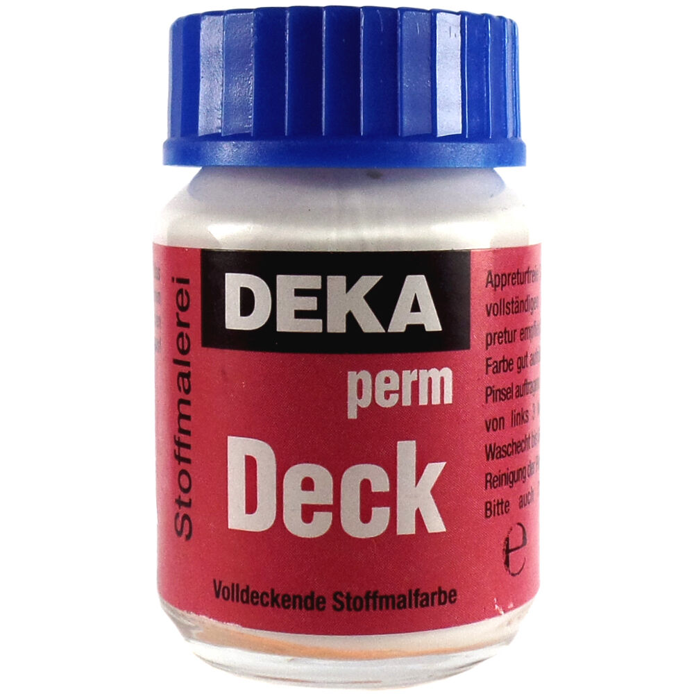 Image of Tygfärg DEKA PermDeck. 25 ml Vit  2392 (6F) 723292 4016785232921