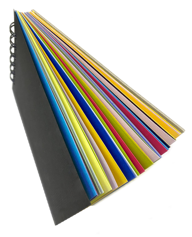 Image of Skissbok Rainbow A6 ca 200g blandade kulörer 30 ark. Spiral 204508 7612996529927