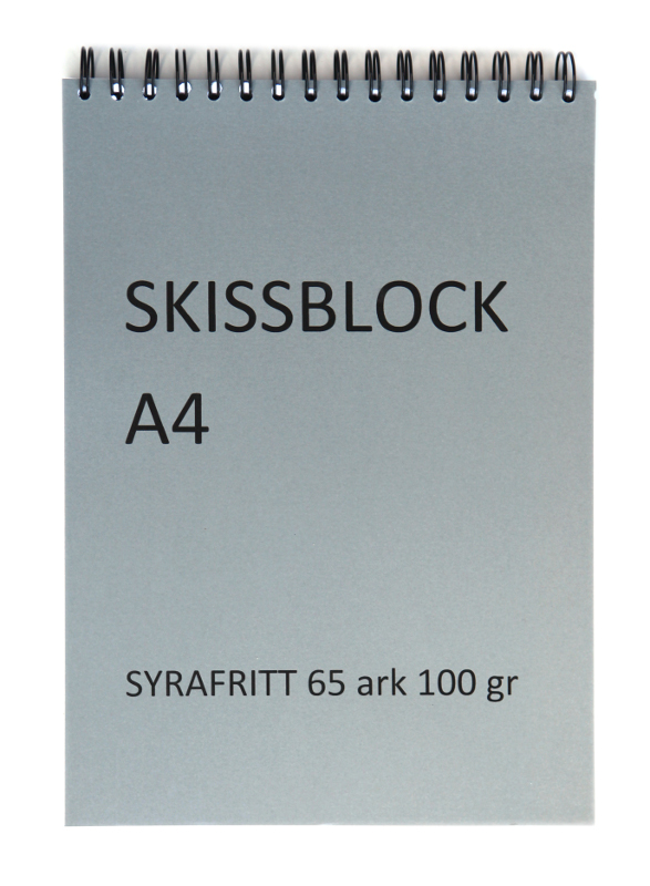 Image of Skissblock Edixon 100g Spiral A4 65 ark 204514 7350006860904
