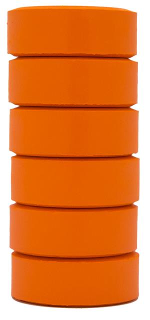 Image of Barnfärg Temperapuck 57x19mm Orange 6-p 2520147 7394311903321
