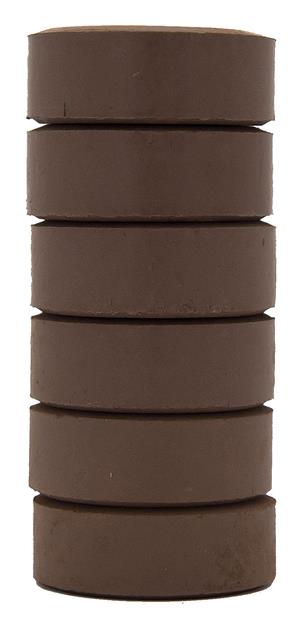 Image of Barnfärg Temperapuck 57x19mm Mörkbrun 6-p 2520170 7394311919308