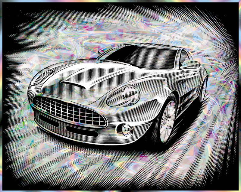 Image of Skrapfolie Holographic 305x229mm 10-p 182015 5060127182015