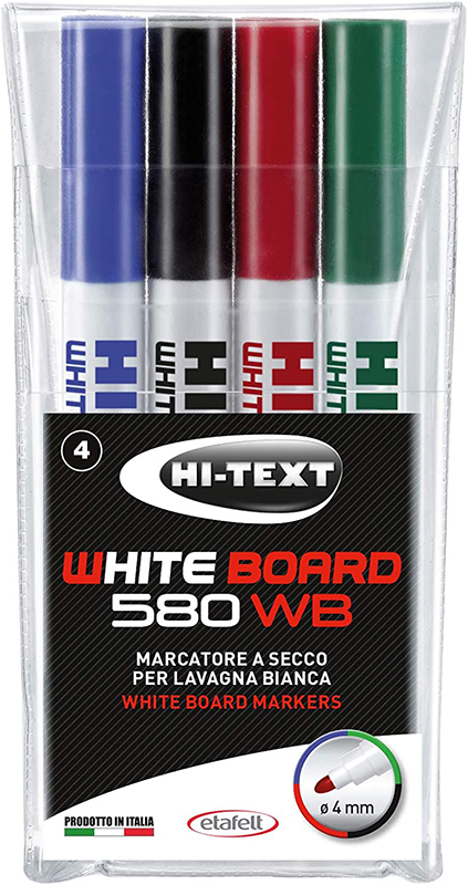 Image of Whiteboardpennset HI-TEXT 580 4-set 1000784 8008621000784