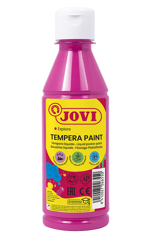 Image of Temperafärg JOVI Poster Paint 250ml Magenta 50208 3+ (12F) 7026550 8412027026550