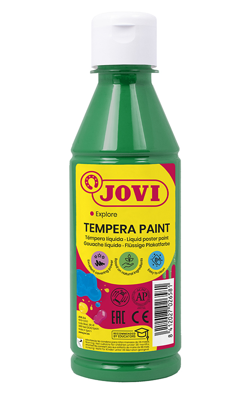 Image of Temperafärg JOVI Poster Paint 250ml Dark Green 50219 3+ (12F) 7026581 8412027026581