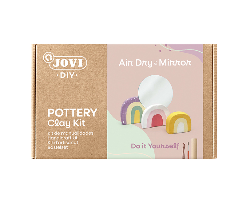 Image of Lerset Jovi POTTERY CLAY KIT Handicraft Kit with Air Dry + Mirror 2705 7035170 8412027035170