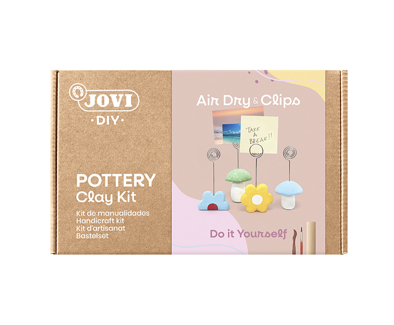 Image of Lerset Jovi POTTERY CLAY KIT Handicraft Kit with Air Dry + Clips 2708 7035200 8412027035200