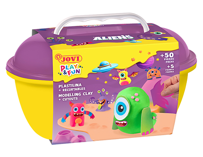 Image of Lerset Jovi PLAY&FUN - PLASTILINA Trunk Aliens 2204 7035262 8412027035262