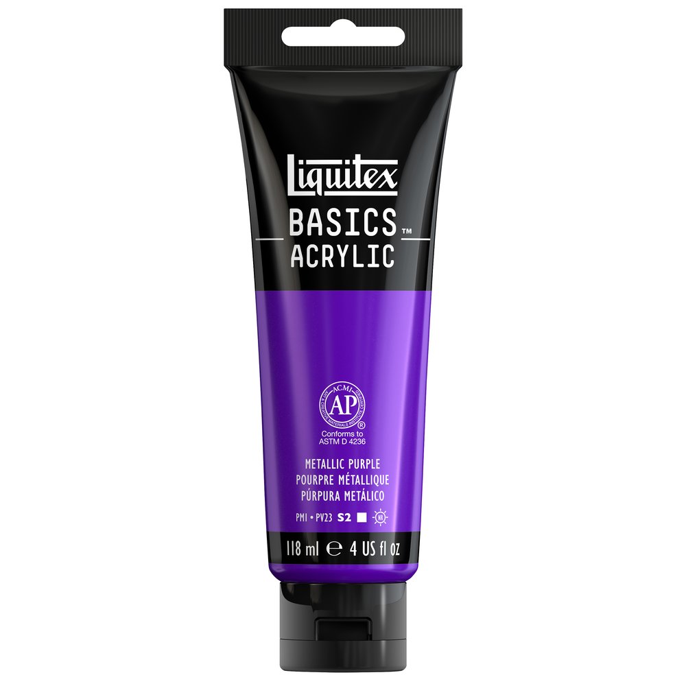 Image of Akrylfärg Liquitex Basics 118ML METALLIC PURPLE 1046340 887452064527