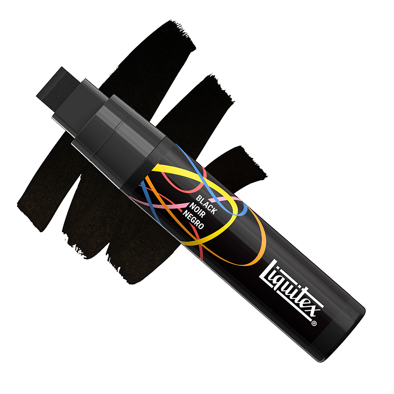 Image of Akrylmarker Liquitex NY  15MM BLACK (3F) 4650020 887452064688