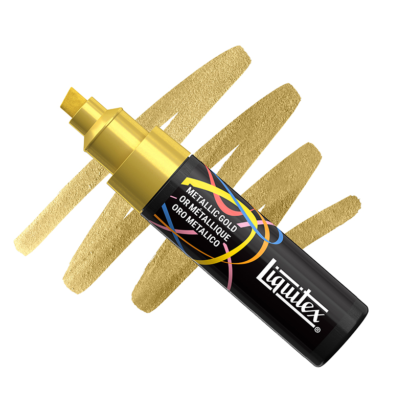 Image of Akrylmarker Liquitex NY  8MM METALLIC GOLD (3F) 4640058 887452064978