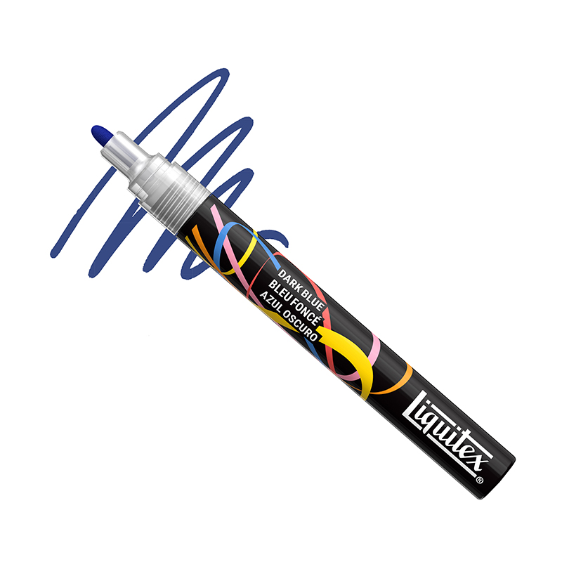 Image of Akrylmarker Liquitex NY  2MM DARK BLUE (3F) 4630039 887452065036