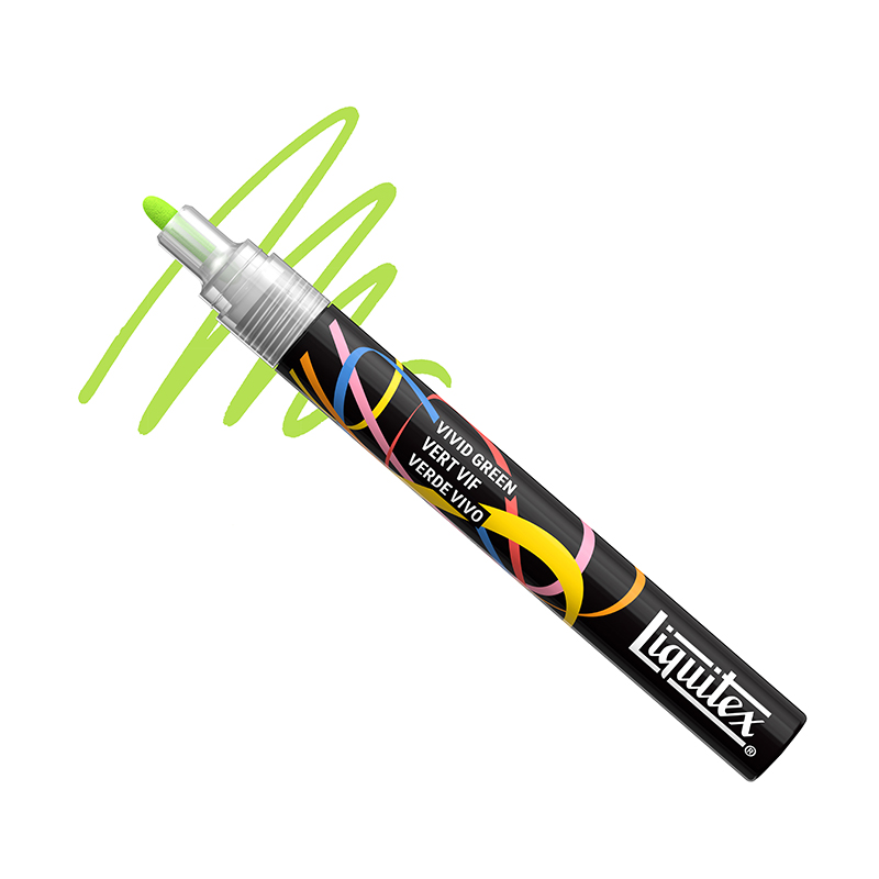 Image of Akrylmarker Liquitex NY  2MM VIVID GREEN (3F) 4630055 887452065104