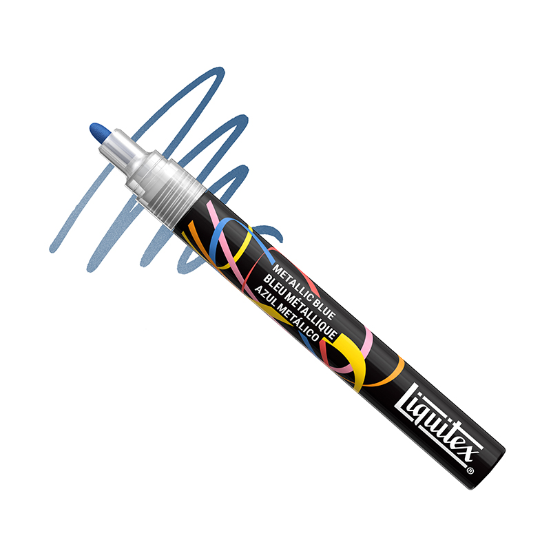 Image of Akrylmarker Liquitex NY  2MM METALLIC BLUE (3F) 4630341 887452065197