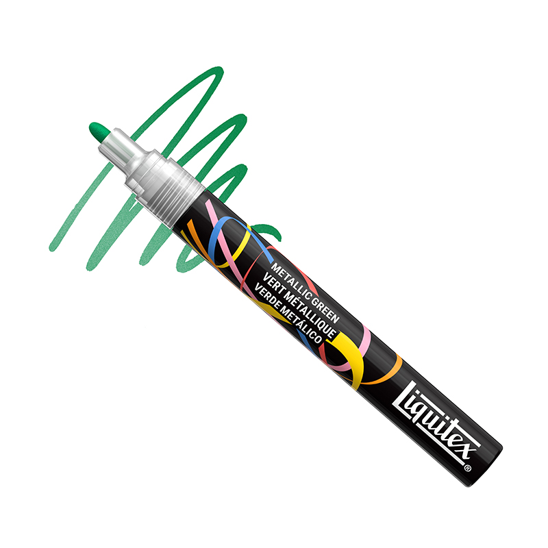 Image of Akrylmarker Liquitex NY  2MM METALLIC GREEN (3F) 4630346 887452065258